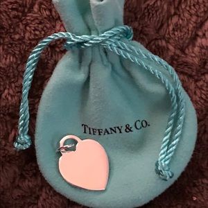 Tiffany & Co. 1” Plain Heart Pendant